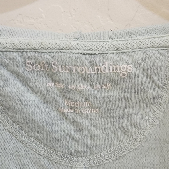 Soft surroundings Hooded Long Sleeve 26712 Medium - Picture 3 of 4